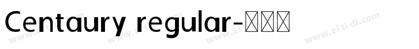 Centaury regular字体转换